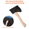 Camping Axe, 15inch Outdoor Hatchet Chopping Axe for Wood Splitting