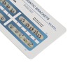 10 Sheets Teeth Brackets Mini Roth Bracket 0.022in 3 Hooks