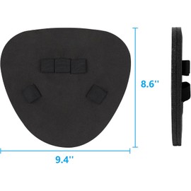 2 Packs Baseball Training Gloves Infield Training Gloves Pancake Glove Soft Hands Baseball Fielding Flat Glove Two-Hands (Black)