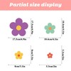 63pcs Flower Wall Stickers for Bedroom, Nursery, Kids Room -