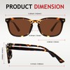 MAXJULI Polarized Sunglasses for Women Men Classic Retro UV400 Protection