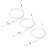 PATIKIL 3Pcs Ceramic Spark Electrode Igniter with Wire Lead Replacement
