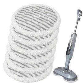 KVLZ Replacement Steam Mop Pads for Shark S7000 Series - Compatible with Shark S7000AMZ, S7000, S7001, S7001TGT (6-Pack)