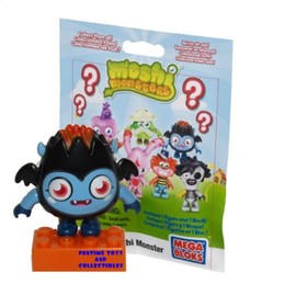 Moshi Monsters Mega Bloks - DIAVLO (BLACK/BLUE) - Individual Minifigure in Sealed Foil Pack