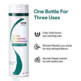 BELEZALIB Color Clenditioner - Color Depositing Conditioner for Dyed Hair, Semi Permanent Hair Depositing Conditioner for Long-lasting Color, Nourishing Hair Dye Conditioner,7OZ,Cruelty-Free