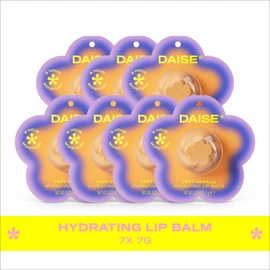 DAISE Hydrating Lip Balm 7 x 7 g, Very Vanilla with Vitamin E and Shea Butter