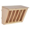 Hay Rack with Wooden Seat, 25 x 17 x 20