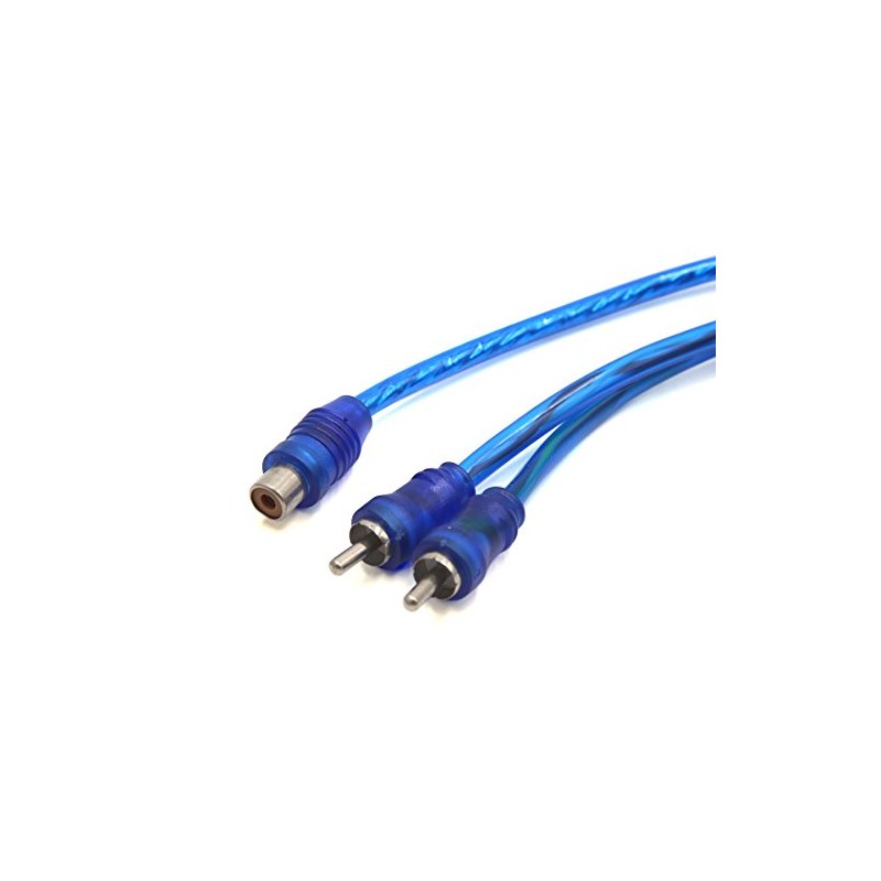 sourcing map 2Pcs Female to 2 Male RCA Splitter Adapter