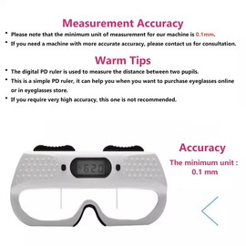 Hanchen PD Meter Digital Pupil Distance Meter PD Ruler Pupilometer with Memory Function CE Certificate