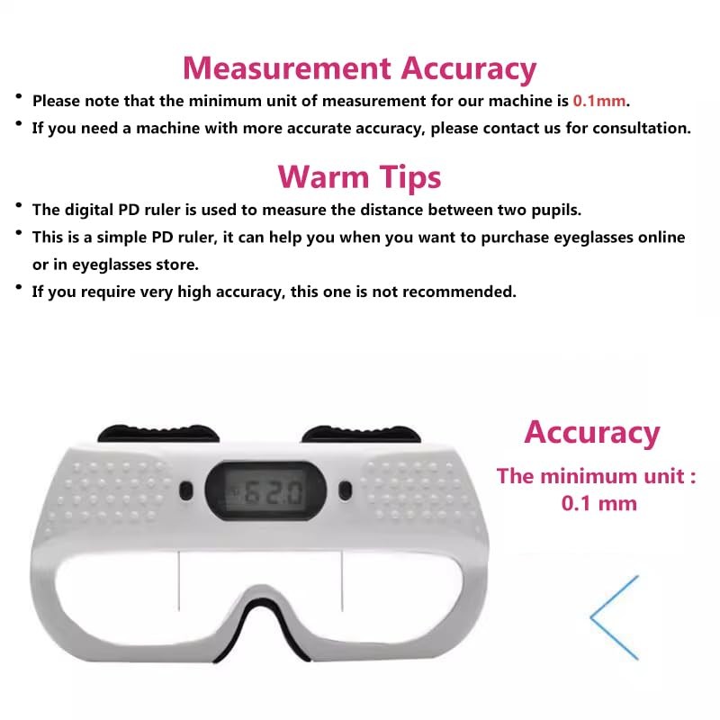 Hanchen PD Meter Digital Pupil Distance Meter PD Ruler Pupilometer