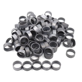 TenKeAuto 120 Pack Copper PEX Crimp Rings 1/2 inch for Pex Pipe Tube System (Gray 120pcs 1/2")