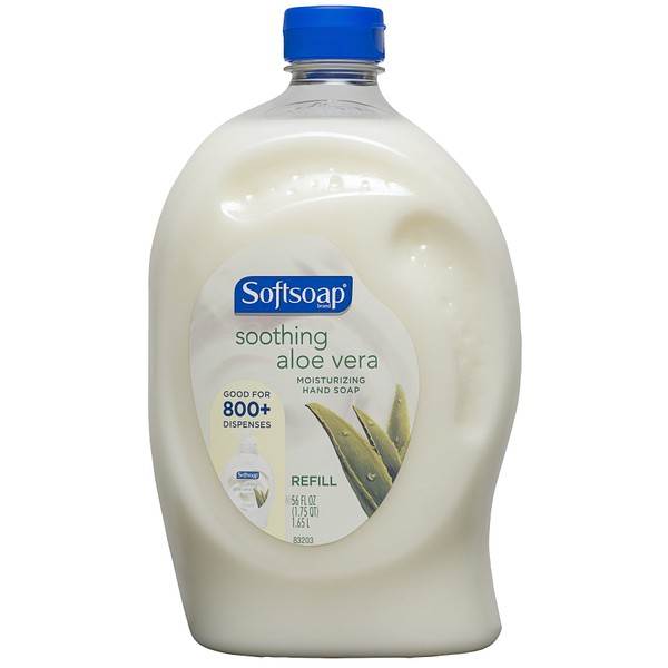 Softsoap Liquid Hand Soap Refill, Soothing Aloe Vera - 56 fluid ounce