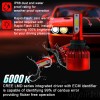 FluxBeam LED OpTIX Hb4 9006 LED Headlight Conversion Kit HID