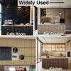94.5 x 23.6 in Acoustic Wood Wall Panels,3D Flexible Soundproof
