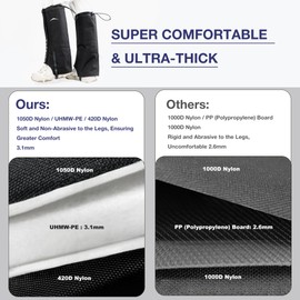 Unigear Snake Gaiters, Puncture-Proof Leg Gaiters, Lightweight, Super Thin, Hunting Gear for Hunting Hiking Farm Working