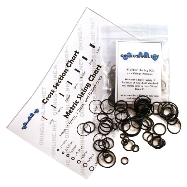 Eclipse Ego 8 Paintball Marker O-Ring Kit - 2 Rebuilds