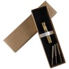 NAESM Mini Brass Bolt Action Pen, Portable Travel Metal Design