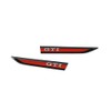 Volkswagen 5H0853688A Badge Mudguard Emblem Logo Red/Black