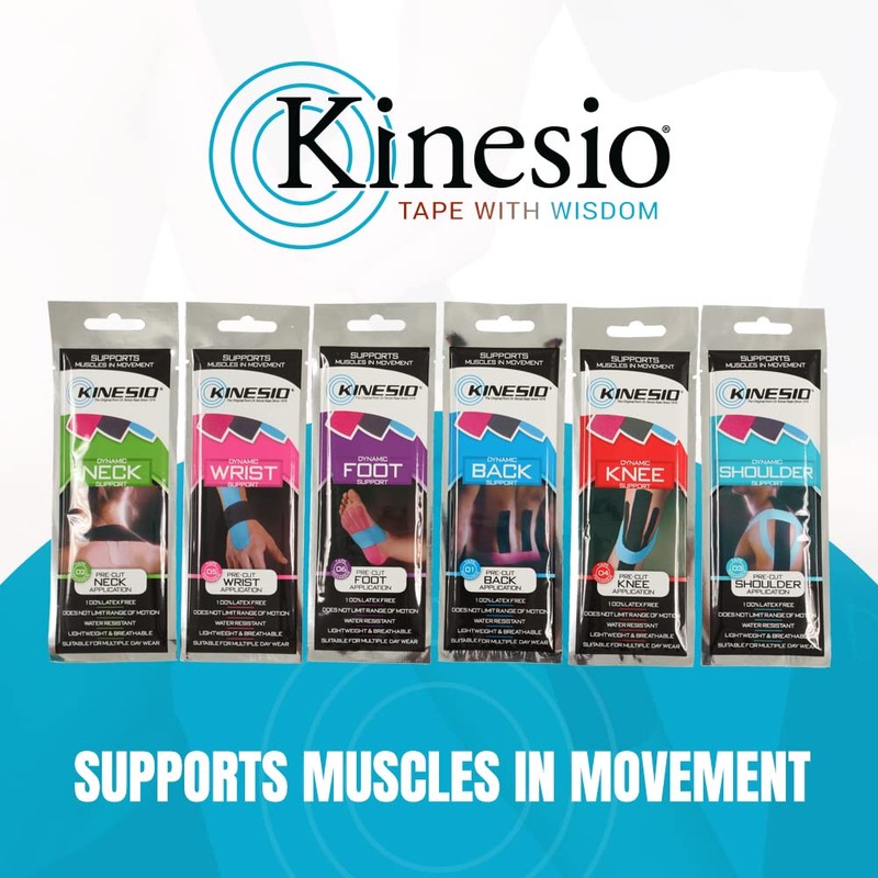 Kinesio Tape - Pre-Cut Shoulder Support - Optimized Athletic Tape