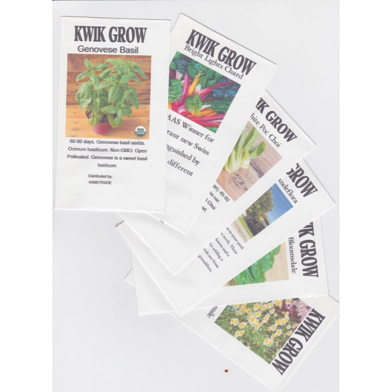 Kwik Grow 100 California Wonder Bell Pepper Heirloom Seeds, NON-GMO,