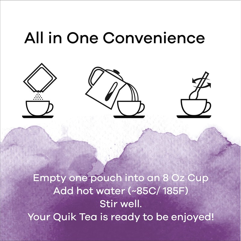 Quik Tea QuikTea Saffron Masala Chai Tea Latte - 10