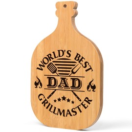 Greatabox Dad Birthday Gifts, Dad Gifts from Daughter Son, Best Presents Cutting Board Gifts for Dad Who Say Don't Waste Money But Deserve It, Gifts for Dad on His Birthday Fathers Day Christmas