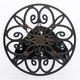 Liberty Garden 670-A Decorative Wall Mount Garden Hose Butler, Holds 125-Feet of 5/8-Inch Hose - Bronze