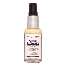 Crema Cafeína Niacinamida Nuestra Tierra Cosmetica Ancestral Anti Ojeras