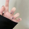 Nail Tip, Short, 24 Pieces, Nail Tip, False Claws, Cat