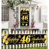 46th Happy Birthday Door Banner IMISI Birthday Decorations Birthday Backdrop