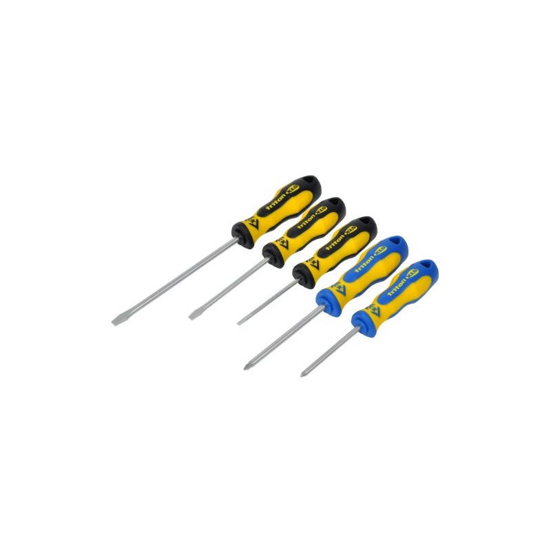 C.K T4727 Triton XLS Screwdriver Set SL/PZ (5 Pieces)