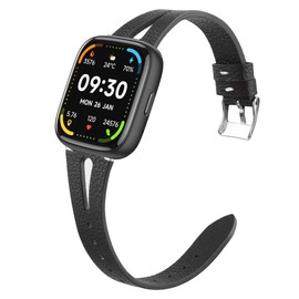 IDW17, IDW20, IDW21, IDW23, IDW25, IDW26 Smart Watch Band, Slim Vintage Leather Strap Replacement for Women, Man, Wristband Accessories Compatible for Faweio IDW26 1.83 Inches Smart Watch, IDW26 1.83