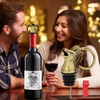 DRMFLE Bronze Antelope Head 2-in-1 Zinc Alloy Wine Pourer &