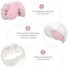 Mikinona 2Pcs Bunny Ears Makeup Shower Headbands for Women Elastic