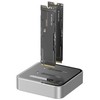 MiliPow Dual-Bay M.2 NVMe SSD Enclosure, Offline Clone SSD Duplicator,