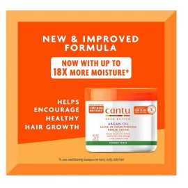 Cantu Leave-In Conditioning Repair Cream with Argan Oil, 16 oz, Free Shipping