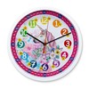 Children’s Silent Wall Clock, Learning Clock for Girls and Boys,