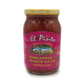 El Pinto Pineapple Mango Salsa, 16 OZ (Pack of 6 Jars)