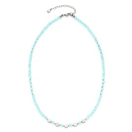 Leonardo 32019882 Women's Necklace Stainless Steel Cat's Eye, Stainless Steel, No Gemstone