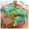 Walmsco Tablecloth Pineapple Tropical Hawaii Decor For Dining Room Kitchen