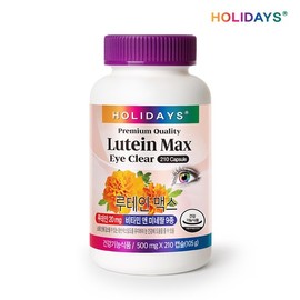 Holidays Large Size Lutein Max 210 Capsules 1 Bottle (7-Month Supply) / 홀리데이즈 대용량 루테인 맥스 210캡슐 1병 (7개월분)