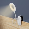 GCDFGV Clip On Reading Light for Bed Headboard, USB Rechargeable