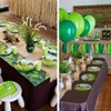 JeVenis 58 PCS Jungle Animals Party Supplies Jungle Party Plates