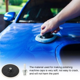 Car Sanding Disc,Flocked Car Detailing Grinder Pads - with Screw Rod Auto Glass Grinding Sandpaper Pads Wear-Resistant