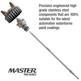 1.3 mm Needle, Fluid Nozzle and Air Cap Set Only - Fits a Master Pro 55 Series High Performance Pressure Spray Gun - Ideal for Automotive Primers, Topcoats, Clearcoats - Advanced Atomization