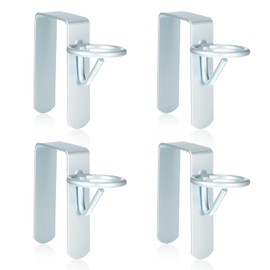 Otoolling 4 Pcs Horse Water Bucket Hook Portable Horse Bucket Hangers Removable Equestrian Stall Accessories Feeding Supplies Hang on Stall Walls or Doors