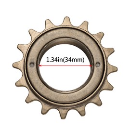 Teyssor Single-Speed Freewheel 12T 14T 16T 18T 20T 22T 24T Bicycle Freewheels Compatible with 1/2 x 1/8 Cycling Accessory