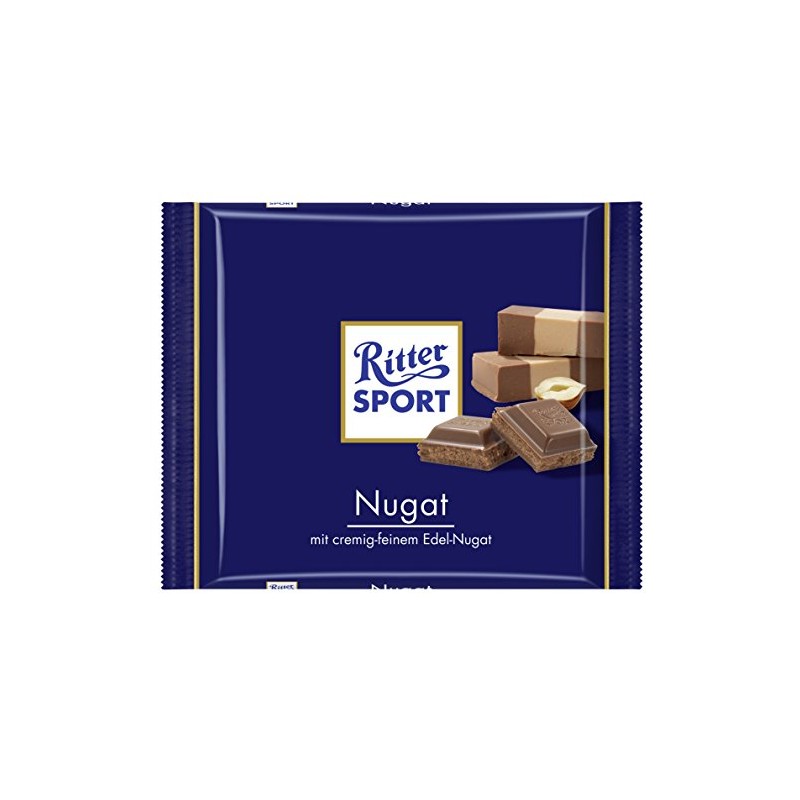 Ritter Sport Nugat (3 Bars each 100g) - fresh from