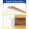 Poever 40-Pack-Small-Shipping-Boxes-8x6x6, Corrugated-Cardboard-Boxes-for-Packaging-Small-Business, White-Boxes-Mailers