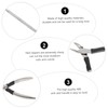 VICASKY 1 set Stainless Steel Nail Scissors Professional Cuticle Remover